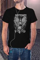 DEFTONES Men Black T-Shirt Rock Band Tee Alternative Metal Shirt(2)