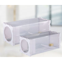Mousetrap White Transparent Compact Collapsible Sensitive Pedal PP Material Rat Catcher Cage fo