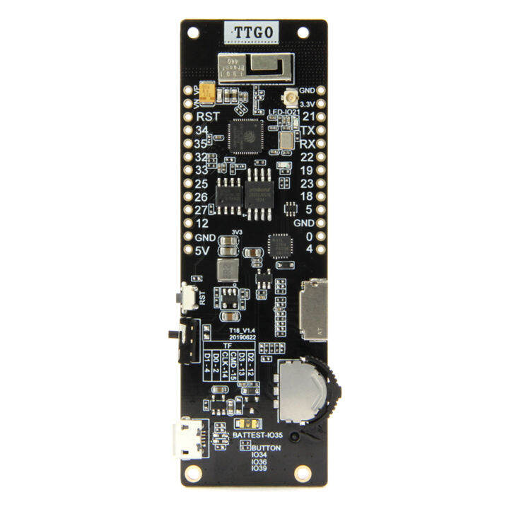 lilygo-ttgo-t-cell-esp32-development-board-wifi-บลูทูธไร้สายโมดูล18650แบตเตอรี่แผ่น4mb-แฟลช8mb-psram-สำหรับ-arduino