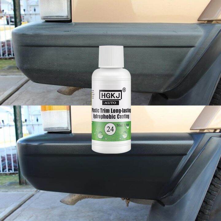 Plastic Restorer Exterior Revitalizer Trim Long lasting Polish And