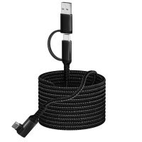 325วังฮีขายดี - /  สำหรับ Oculus Quest 2 Link Cable 6M USB 3.2 Gen 1 Quick Charge สำหรับ Quest2 VR Data Transfer Fast Charge VR ชุดหูฟังอุปกรณ์เสริม