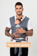 Địu vải BUBI iWrap chất liệu thoáng mát, thời trang cho mẹ và bé