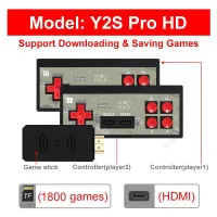 Video Game Console Handheld Game Player HDMI-Compatible Mini Game Stick Built In 1800 Classic 8 Bit Games Dual Wireless Gamepad