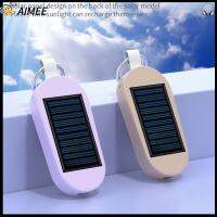 AIMEE พลาสติกทำจากพลาสติก ที่ชาร์จแบตสำรองพลังงานแสงอาทิตย์ Type-C 3000mAh ค่ะ พวงกุญแจพลังแสงอาทิตย์ แบบพกพาได้ มินิมินิ ดูการชาร์จอย่างรวดเร็ว การเดินทางการเดินทาง