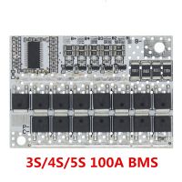 3S 4S 5S 100A BMS 21V 18V 16.8V 12V 18650 Li-Ion LMO ปกป้องแบตเตอรี่ลิเธียมได้แผงวงจรสมดุลชิ้นส่วนวงจรไฟฟ้า