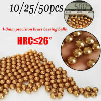 OD 1-8mm Precision Brass Solid Beads Industrial Bearing Ball Copper Sphere