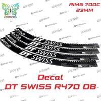 Dt Swiss R470 DB 700c ขอบสติ๊กเกอร์ตกแต่งเหมาะกับยางเดียว