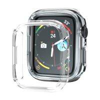 ชุดเคสสำหรับ Apple Watch ป้องกันนาฬิกาข้อมือกลวง8/7 45Mm PC เคลือบอิเล็คโทรเพลท