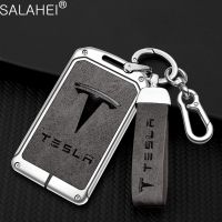 ปลอกหุ้มกุญแจรีโมตการ์ด NFC รถยนต์,กระเป๋าป้องกันแบบเต็มรูปแบบสำหรับ Tesla Model 3 Y พวงกุญแจ Keyless Accessories