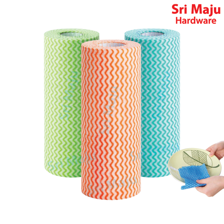 MAJU Washable Kitchen Towel Roll Disposable Dusting Cloth Table Cloth