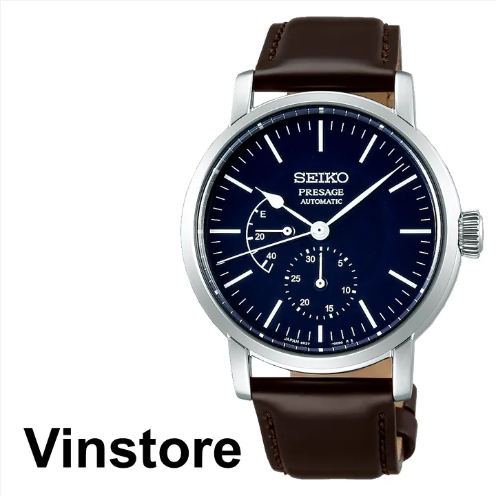 Vinstore] Seiko Presage SPB163J1 Japan Made Automatic Blue Enamel Dial  Brown Leather Strap 100M Men Watch SPB163J SPB163 | Lazada Singapore