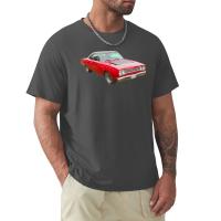 Red 1968 Plymouth Roadrunner Muscle Car T-Shirt Aesthetic Clothing Anime T-Shirt Oversized T Shirt Men