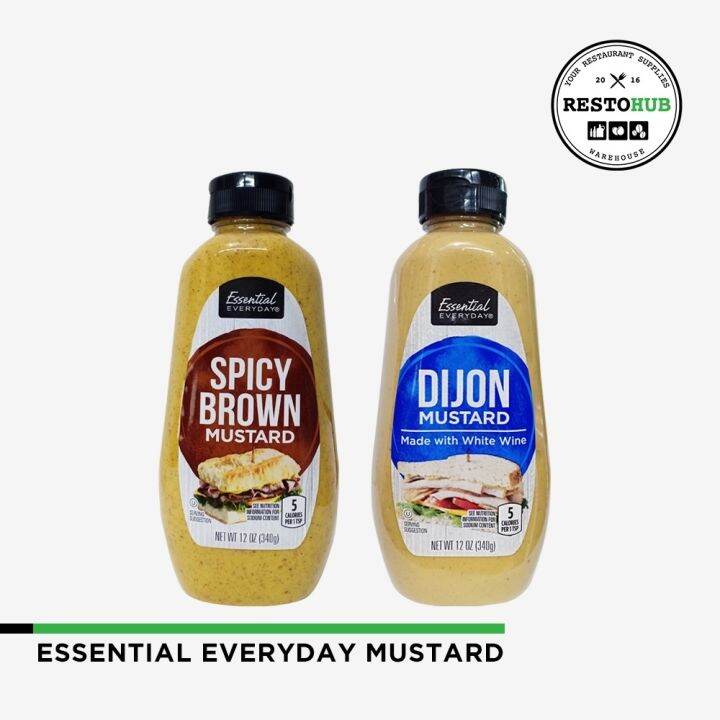 Essential Everyday Spicy Brown / Dijon Mustard ( 340g ) Lazada PH