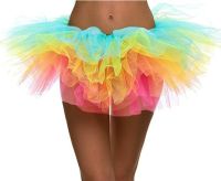 Adult Female Tutu Skirt 5 Layered Tutu Mini Ball Gown Skirt Women Ladys Tulle Princess Party Skirts Sexy Club Short Pettiskirt