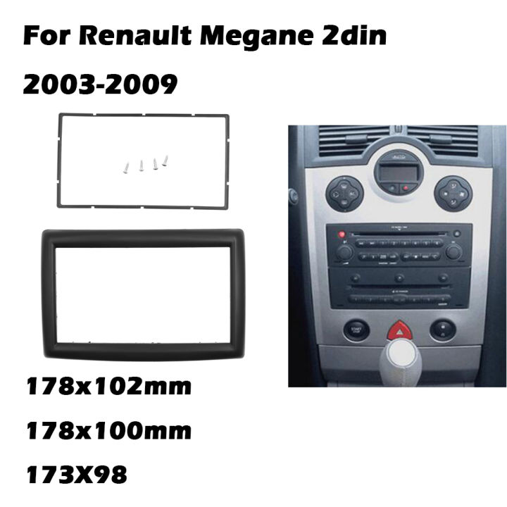 2-din-สเตอริโอวิทยุแผงอินเทอร์เฟซ-cd-adapter-สเตอริโอ-cd-อุปกรณ์เสริมสำหรับ-renault-megane-ii-2003-2009