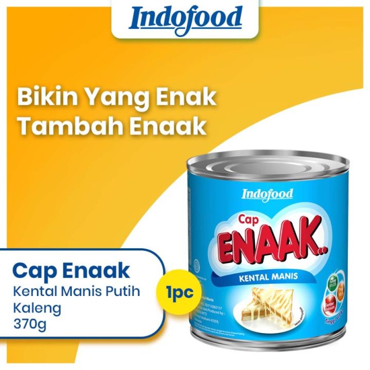 Cap Enaak Kental Manis Putih Kaleng 370gr | Lazada Indonesia