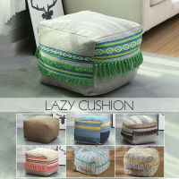 Nordic Simple Handmade Futon เบาะรองนั่งญี่ปุ่น Tatami สตูล Home Decor Pouf Ottoman Bay หน้าต่างโบฮีเมียน Ins Room Decor