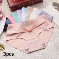 【Wrist watch】 New Silk Panties Seamless Soft Briefs Female Underpants Ultra thin Rise ！