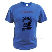 Calavera Punk Life Is Strange T Shirt Misfit Skull Tshirt 100% Cotton Fitness Basic T-Shirts Eu Size