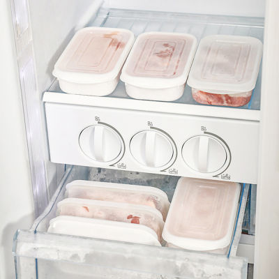 อาหารผลไม้กล่องเก็บแบบพกพาจัดตู้เย็นออแกไนเซอร์ถังขยะตู้เย็นอาหารเรียงกล่องเก็บตู้เย็นกล่องเก็บ
