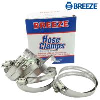 (x10pcs) เข็มขัดรัดสาย สแตสเลส Stanless 300SS Hose Clamp Breeze 63016 21-38 mm. (13/16 -1.1/2 )