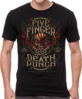 Five Finger Death Punch 100 Pure Heavy Metal Shirt Sml2Xl Badhabitmerch 100 Cotton Tee Shirt Tee Gildan Spot 100% Cotton