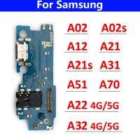 ขั้วต่อแท่นชาร์จ USB พอร์ตชาร์จ Flex Cable Micro Board สําหรับ Samsung A02 A02S A12 A21 A21S A31 A51 A70 A71 A22 A32 4G 5G