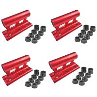 4X Bike Car Roof Mount Rack Holder Transportation Mount Rack Quick Release Thru Axle Bicycle Carrier cket Holder Red