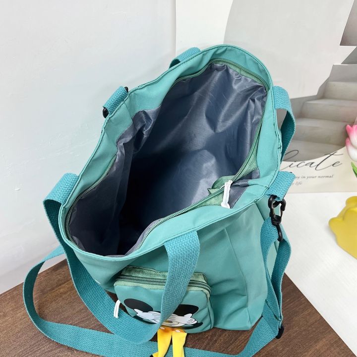 กระเป๋าสะพายข้าง-ใส่ของอเนกประสงค์-หรือใส่สมุดเรียน-ใช้สะพายได้-หรือเป็นแบบถือได้-มี5สีให้เลือก-มีของพร้อมส่ง