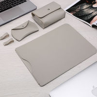 Laptop Sleeve Bag For Macbook Air Pro 13 11 12 15 16 Notebook Cover For XiaoMi Huawei Matebook PU Leather Waterproof Laptop Case