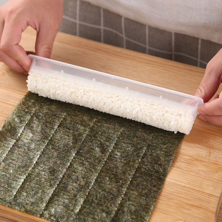 1เซ็ตน่ารักแบบพกพาญี่ปุ่นม้วนซูชิชงข้าวแม่พิมพ์ครัวเครื่องมือซูชิชงอบ-onigiri-ซูชิชงข้าวม้วนแม่พิมพ์เครื่องมือ