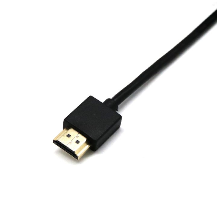 สินค้าขายดีสายเคเบิลที่รองรับ-hdmi-บางเฉียบสีดำสำหรับ-bluray-dvd-ps3-tv-tv-pc