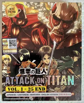 Anime DVD Attack On Titan Season 4 Part 2 Vol.1-12 End English Dubbed