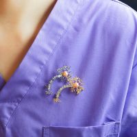 【YF】 Neuron Enamel Pins with Brooches Badges Jewelry Neurology Chemistry Gifts for Hospitals Doctors Wholesale