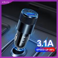 VHOIC คุณภาพสูง ที่ชาร์จสำหรับเดินทาง Adapter Type C เครื่องชาร์จในรถยนต์ USB Car Charger พอร์ต USB ที่ชาร์จโทรศัพท์