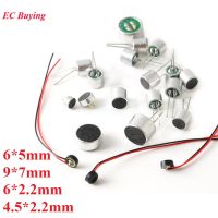 【HOT】 10pcs Microphone 6x5mm 9x7 4.5x2.2 6x2.2mm Condenser Electret Pickup 6x5mm 9x7mm 4.5x2.2mm 6x2.2mm MP3 Accessories