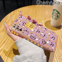 เคส Chenyyka สำหรับ Xiaomi MI POCO M3 Pro 4G POCO M3 Pro 5G Redmi Note 11 SE เคสการ์ตูน Winnie ช้อนส้อมมีดหมีพูห์ใหม่ลายเคสมือถือกันกระแทกขอบสี่เหลี่ยมซิลิโคนนิ่มเคสกันกระแทกกล้อง