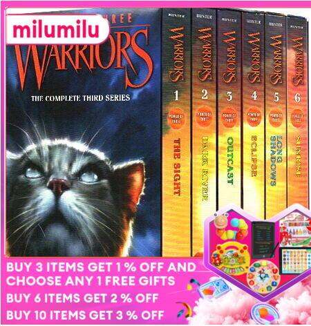 Warriors: Power of Three Collection by Erin Hunter 6 Books