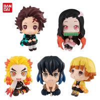 [AhQ ornaments] อะนิเมะปีศาจฆ่ารูปที่7เซนติเมตร Nezuko Tanjirou Zenitsu Inosuke Kyoujurou Kanawo Kawaii ของเล่น Q Figural พีวีซีรุ่นของขวัญ