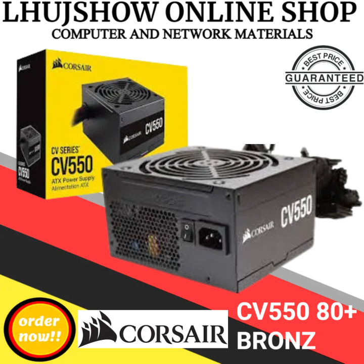 Corsair Cv550 550watts 80 Plus Bronze Certified Psu,corsair Cv 550 True 