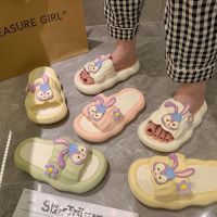 Cute Cartoon Rabbit Slippers Soft Non slip Wet Water Beach Sandals Floor Slippers for Women2023 Summer Fad New Sandals Casual