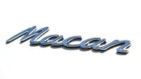 โลโก้ตัวอักษร แมคเคน ปอเช่ พอซ งานพลาสติก ชุบ โครเมี่ยม PORSCHE MACAN REAR TRUNK CHROME MACAN LETTERING BADGE EMBLEM