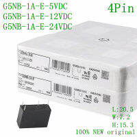 100ชิ้นเดิม G5NB-1A-E-12VDC 5VDC G5NB-1A-E-24VDC G5NB-1A-E-24VDC g 5NB-1A-E G5NB-1A-E-5VDC E 12VDC 4A250VAC 4Pin กฎระเบียบพลังงาน