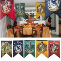 ♧◑ 1/5pcs/Set Diamonding Harry Potter House Banners Decorative Flag