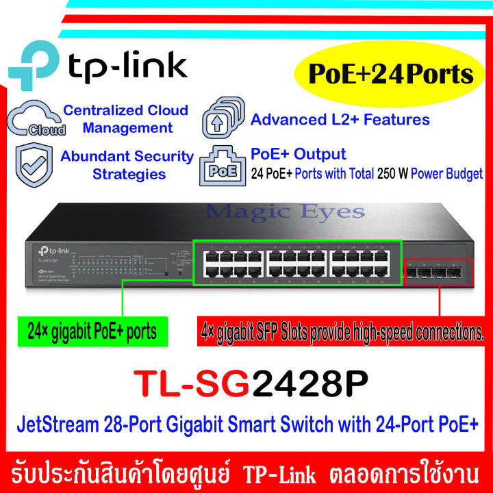TP-LINK TL-SG2428P // TL-SG3428MP JetStream 28-Port Gigabit L2 Managed ...