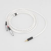 2.5/3.5/4.4mm/6.35/XLR Balanced 8 Cores Silver Plated Headphone Upgrade Cable Cable ForHD800 HD800S HD820