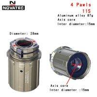 NOVATEC ตัวคาสเซ็ตต์ XD XDR อะลูมินัมอัลลอย AL7075 4 Pawl 11 12Speed Freehub สำหรับ D792SB D792SB D772SB D412SB ฮับด้านหลัง