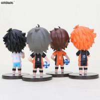 CONTESA 4ชิ้น/เซ็ต10ซม. อนิเมะตุ๊กตาขยับแขนขาได้หุ่นของเล่น Tobio Kageyama Hinata Hoyo Haikyuu ฟิกเกอร์