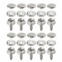 10 Satz  Stainless Steel Canvas Screw Snap Fasteners Press Stud Canvas Screw Snap Kit Boat Cover For Leather Jackets Handbags Furniture Protectors  Re