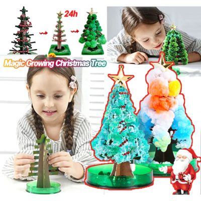 【Yohei】ต้นคริสต์มาส ของเล่น Magic Christmas Tree DIY ต้นไม้วิทยาศาสตร์ ของขวัญคริสต์มาส